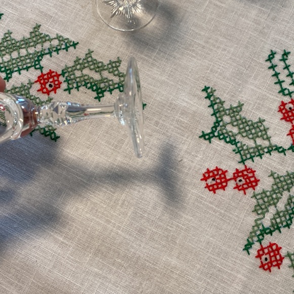 Set of 6 Hawkes Signed Antique Crystal Cordial Glasses Mint Condition - Picture 5 of 6